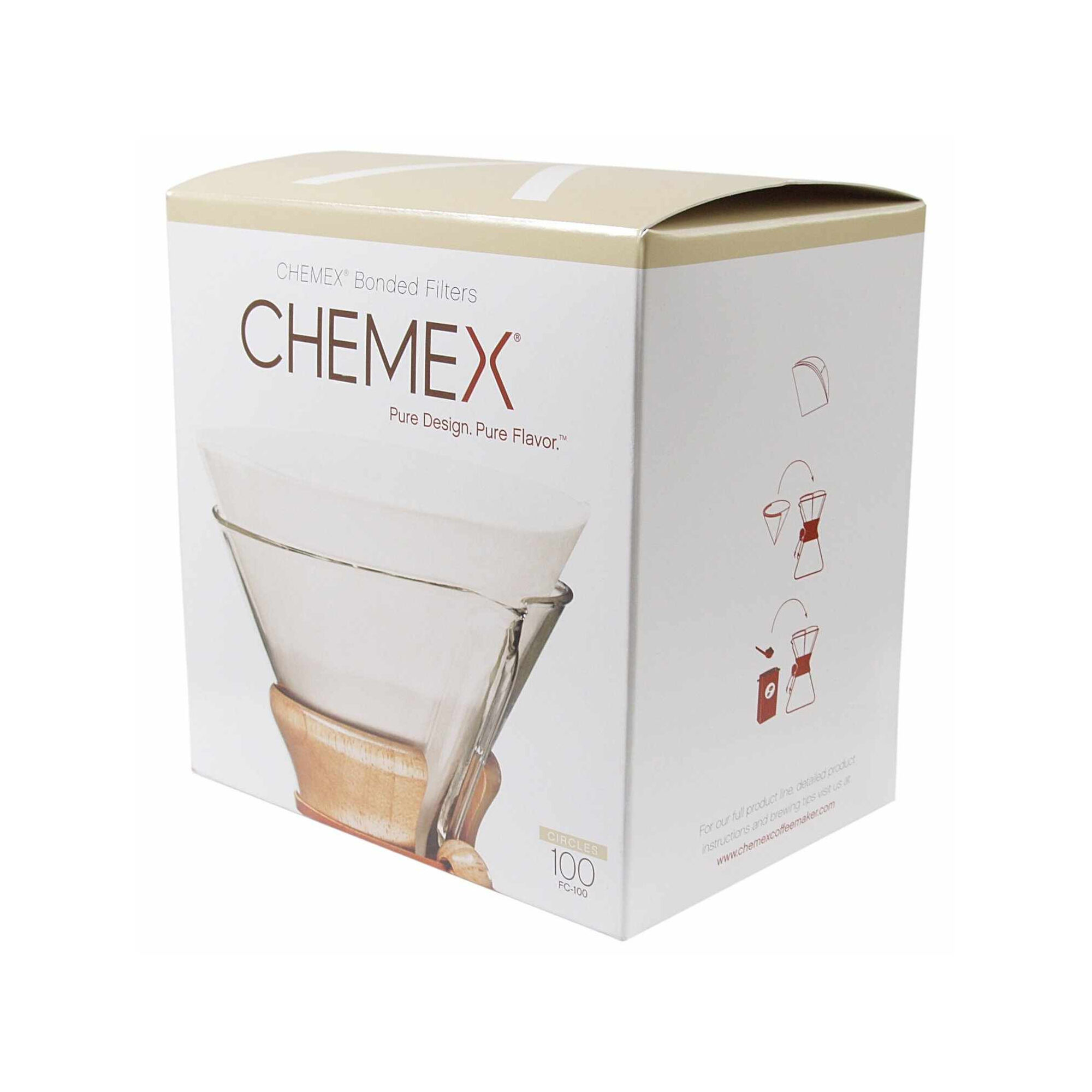 Chemex® PreFolded Coffee Filters illy