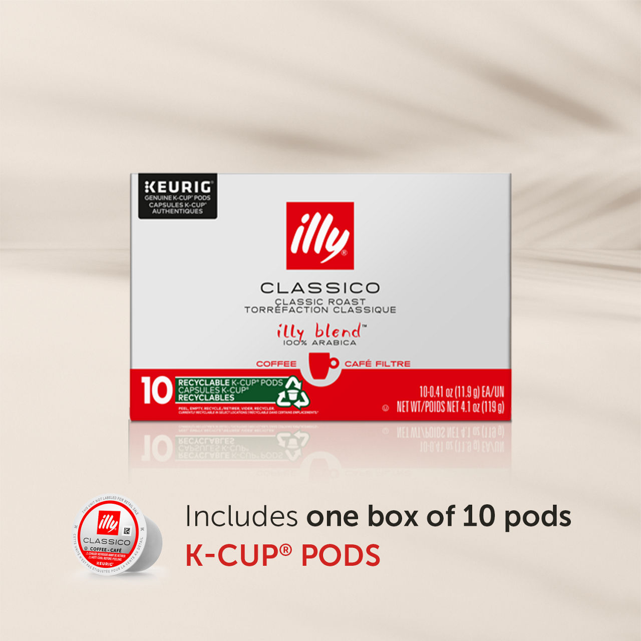 ILLY Café en grains ou Moulu Torréfié Arabica - 250grs - Médina