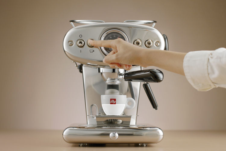 Illy X1 Anniversary E.S.E & Ground Espresso Machine - Grey