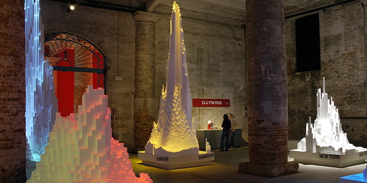 Illymind Designmodelle auf der Biennale in Venedig