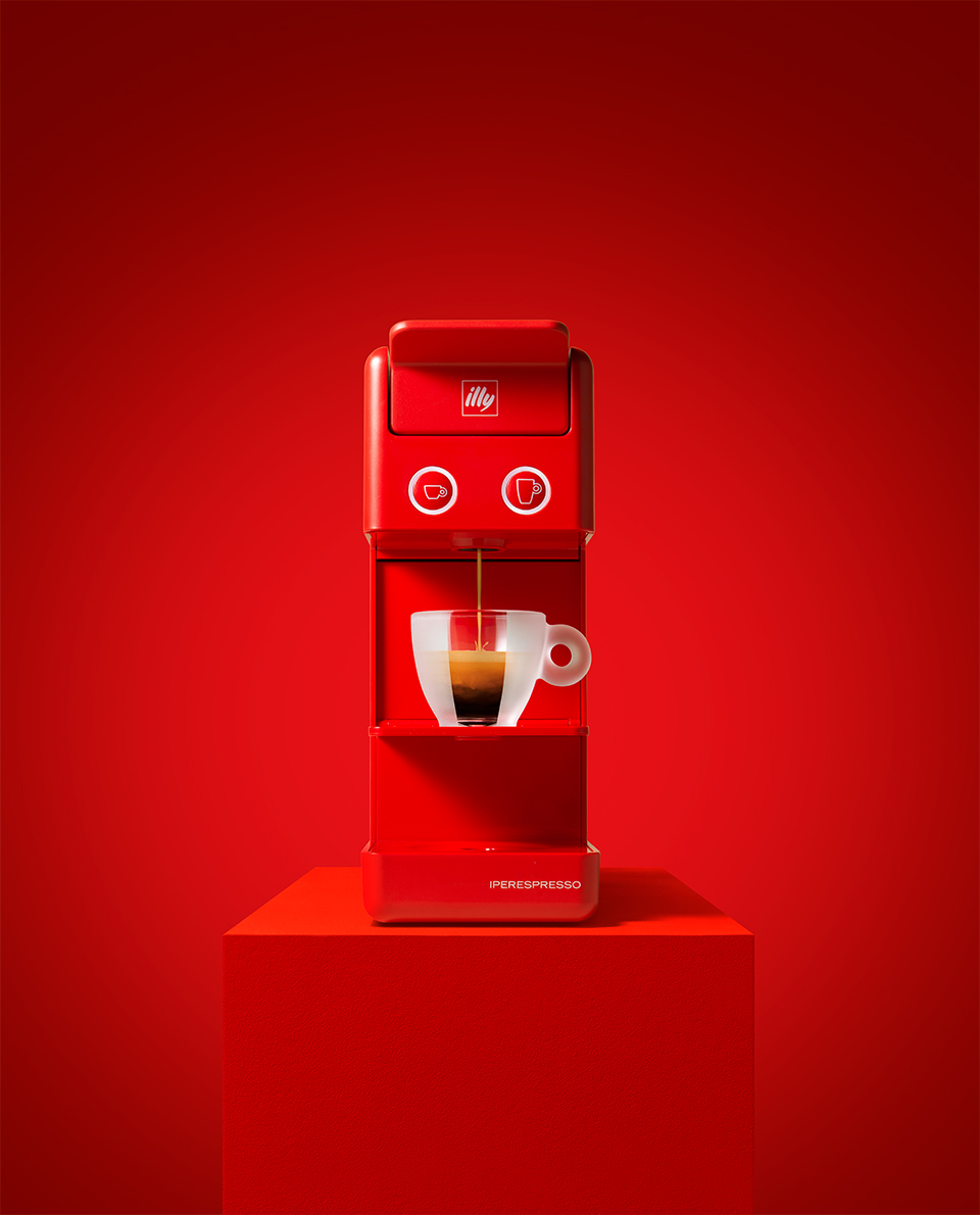 Machine à café à capsules Y3.2 rouge