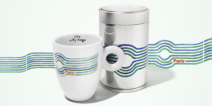 City mug e can Parigi