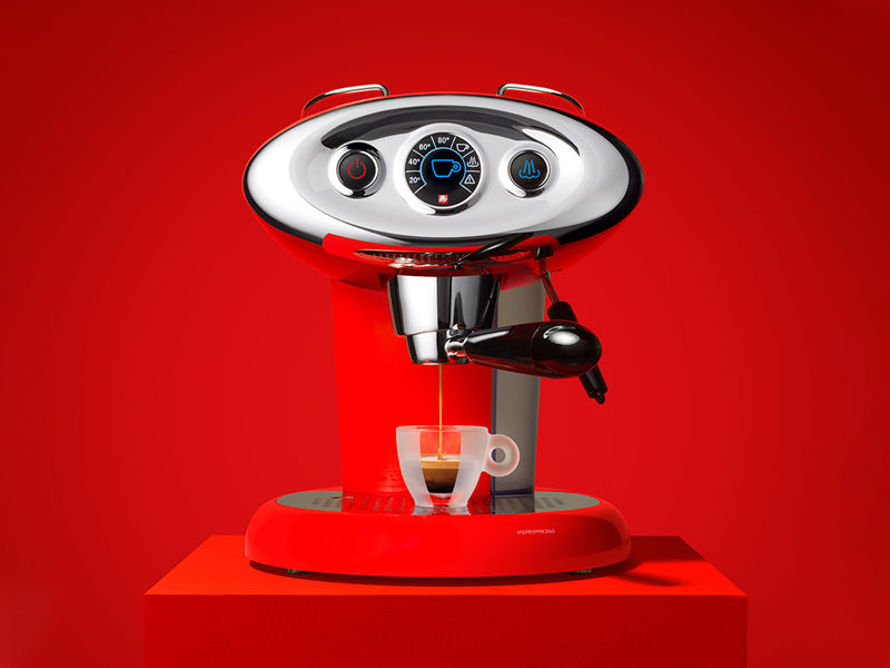 Illy Easy Espresso Machine - Red