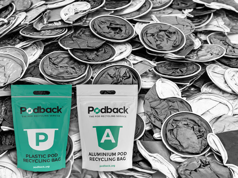 How we recycle coffee capsules Podback program illy