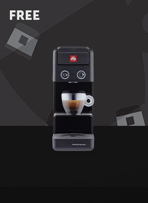 E.S.E Coffee Pod Machine & Coffee Bundle Offer - Black - illy