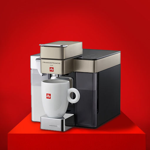 Complimentary Coffee Capsule Machine Illy Shop