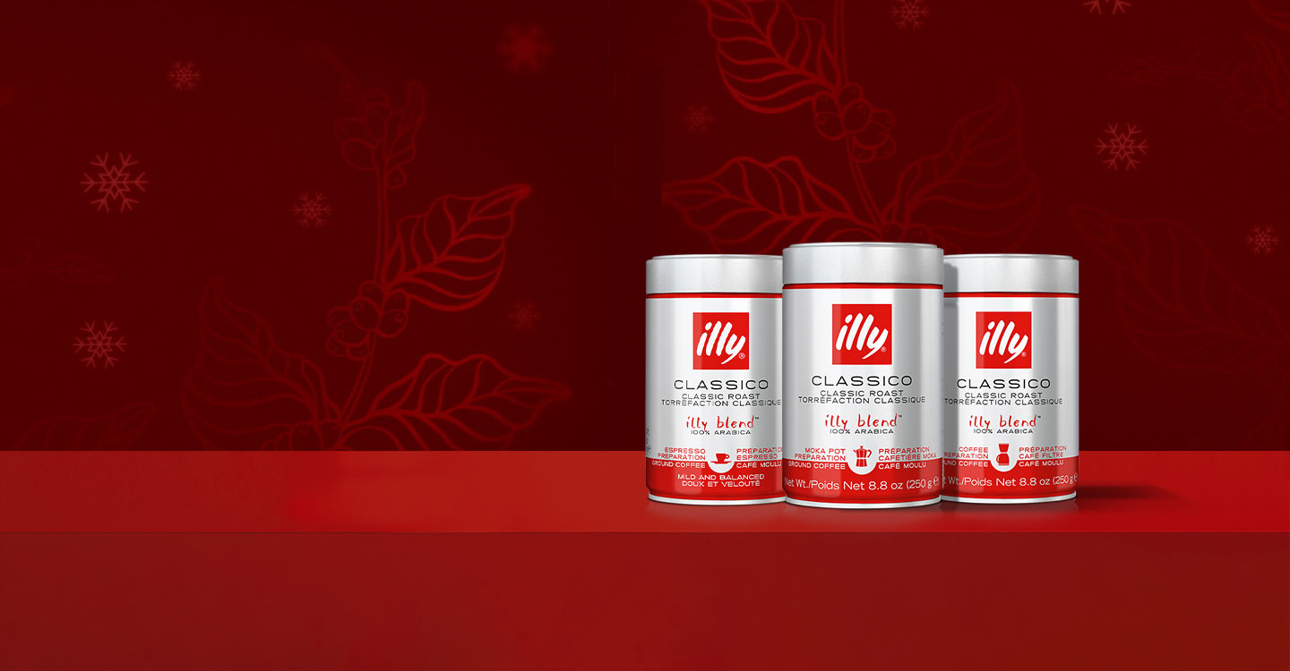 holiday pack of illy coffee