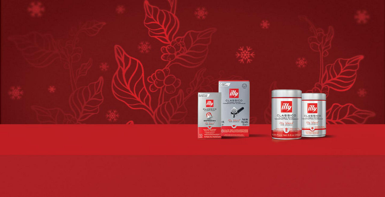 holiday pack of illy coffee