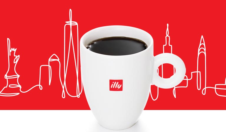 drip coffee mug with new york city skyline