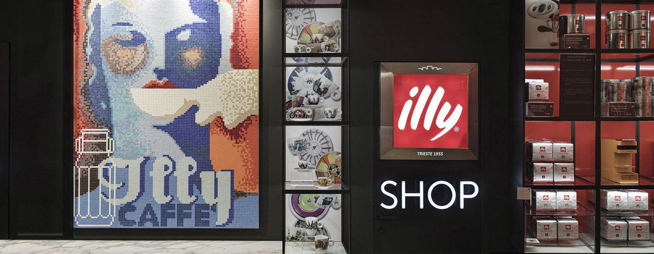  Il enseigne la boutique illy