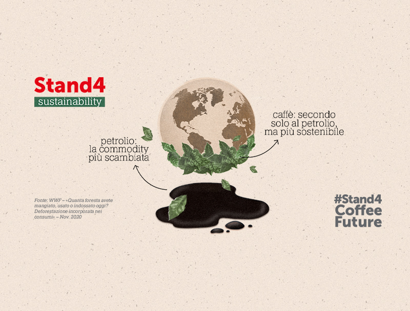 Infografica caffè commodity sostenibile