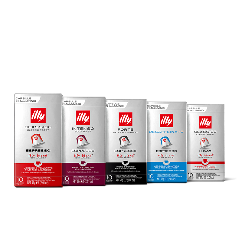 Set di 5 caffè in Capsule Compatibili* illy