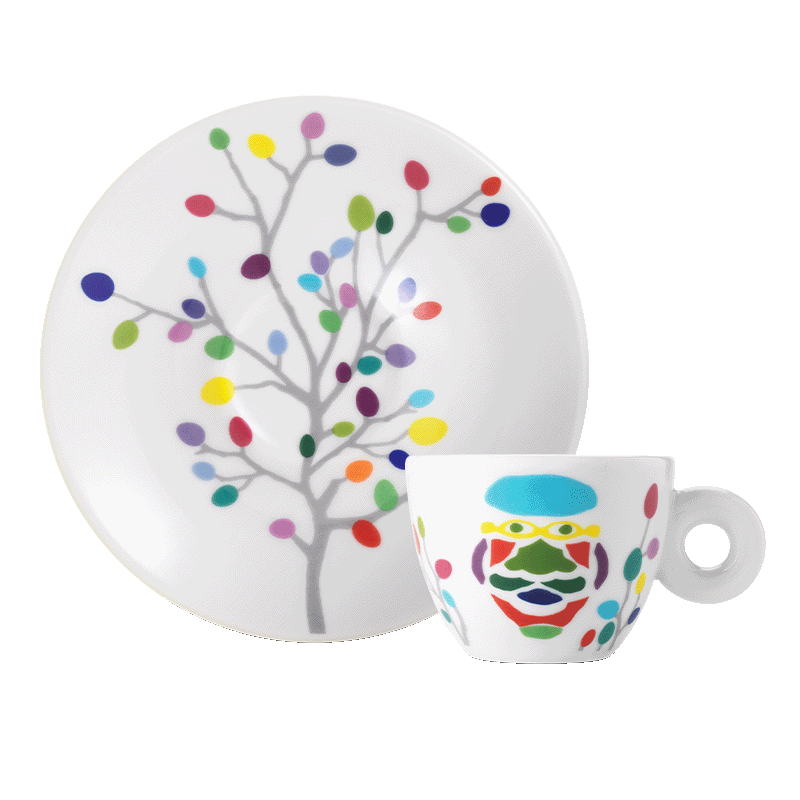 Espresso kopjes Pascale Marthine Tayou - Set van 6 kopjes