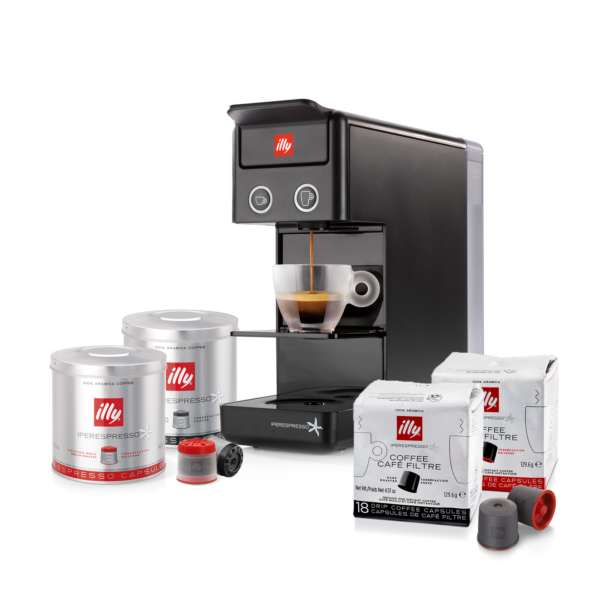 iperEspresso Espresso & Coffee Bundle Black