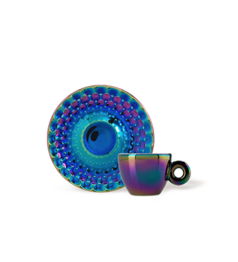 SET OF TWO ESPRESSO CUPS – JOHN ARMLEDER ILLY ART COLLECTION