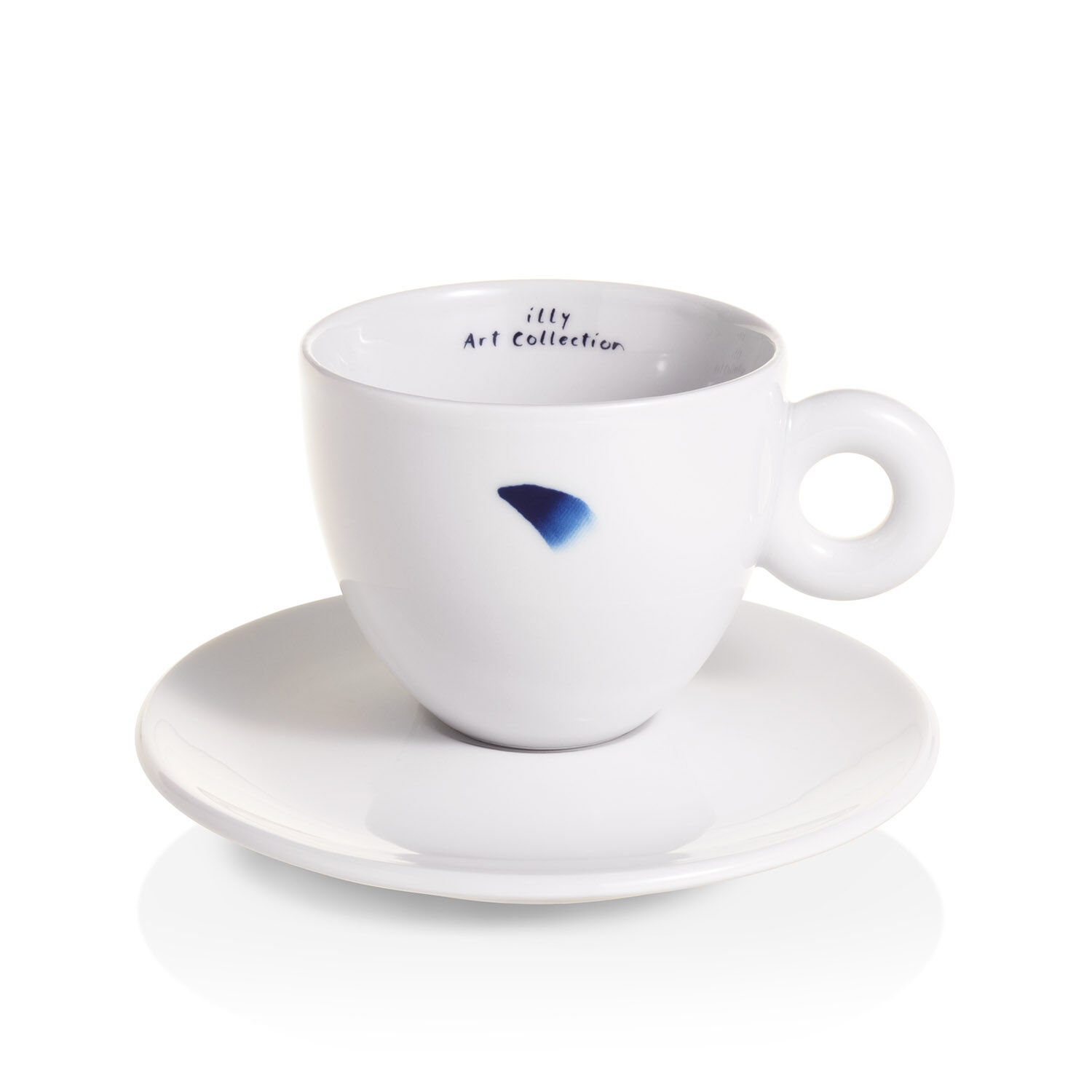 Set van 2 cappuccinokopjes - illy Art Collection Lee Ufan