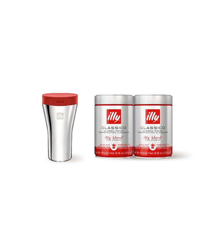 illy Travel Mug & Drip Coffee Bundle