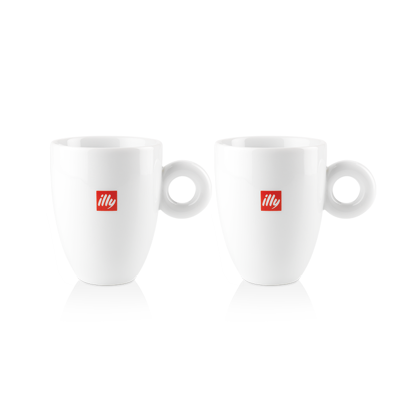 illy Logo Mugs Set of 2