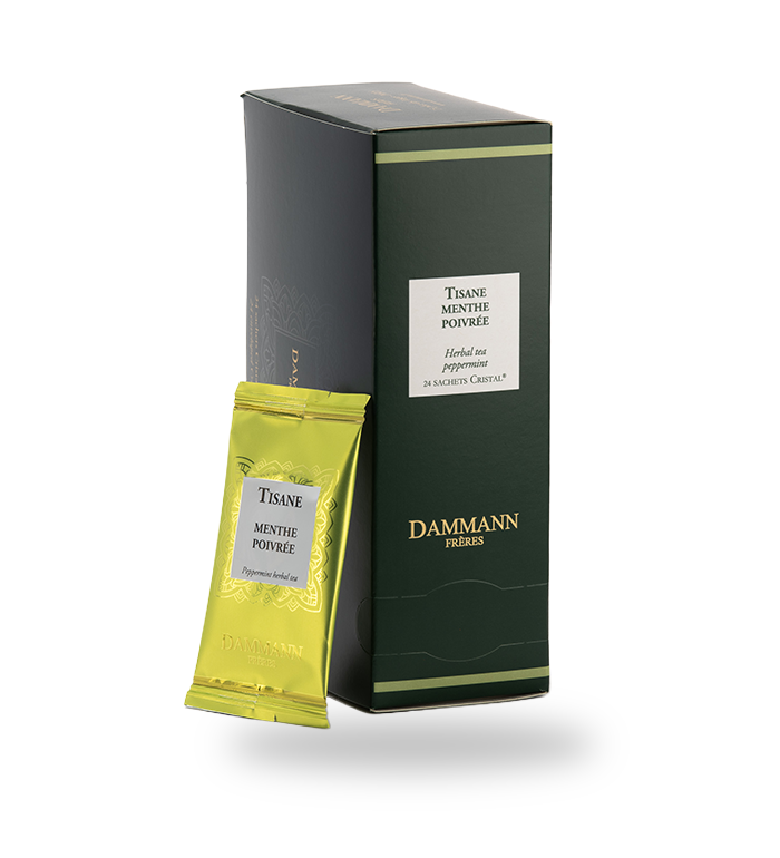 Dammann Infusion Menthe Poivr&eacute;e &ndash; 4x24 Cristal&reg; Sachets image number 0