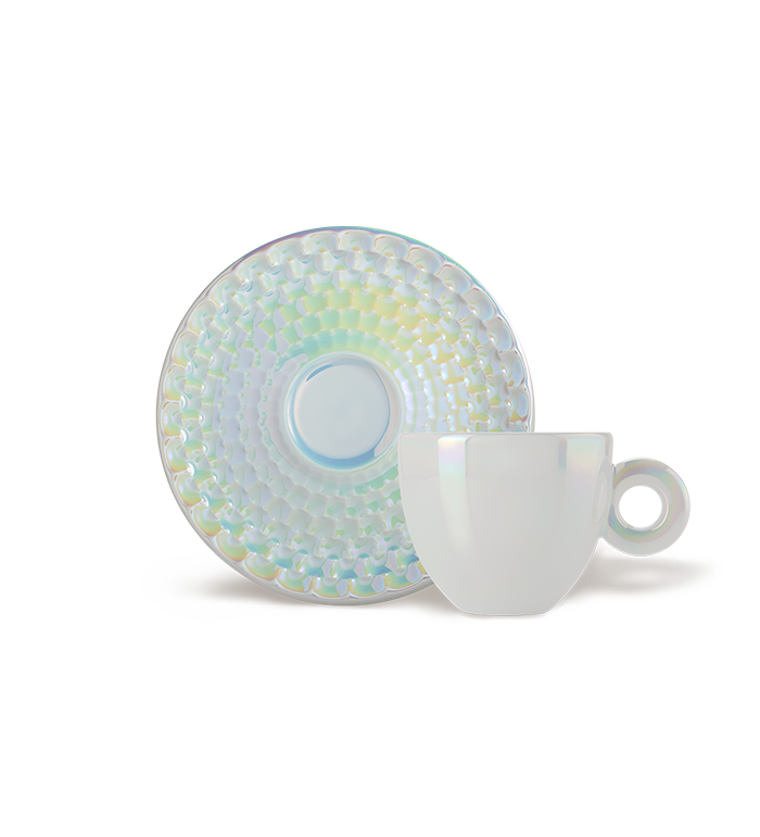 SET MIT VIER CAPPUCINOTASSEN – JOHN ARMLEDER ILLY ART COLLECTION image number 3
