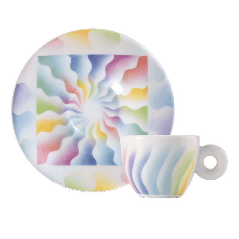 Set van 4 espressokopjes - de Judy Chicago illy Art Collection