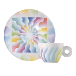 Jogo de 4 xícaras de espresso – illy Art Collection por Judy Chicago