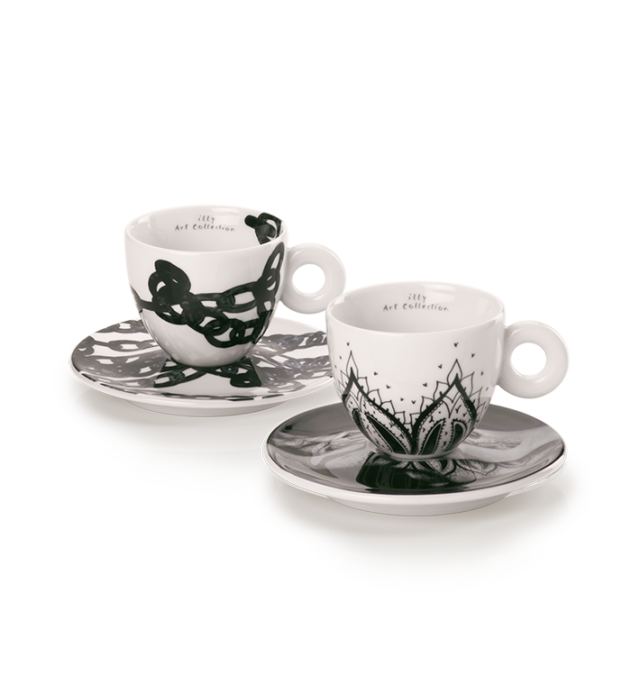 SET MET TWEE CAPPUCCINOKOPJES – GENESI ILLY ART COLLECTION  image number 2