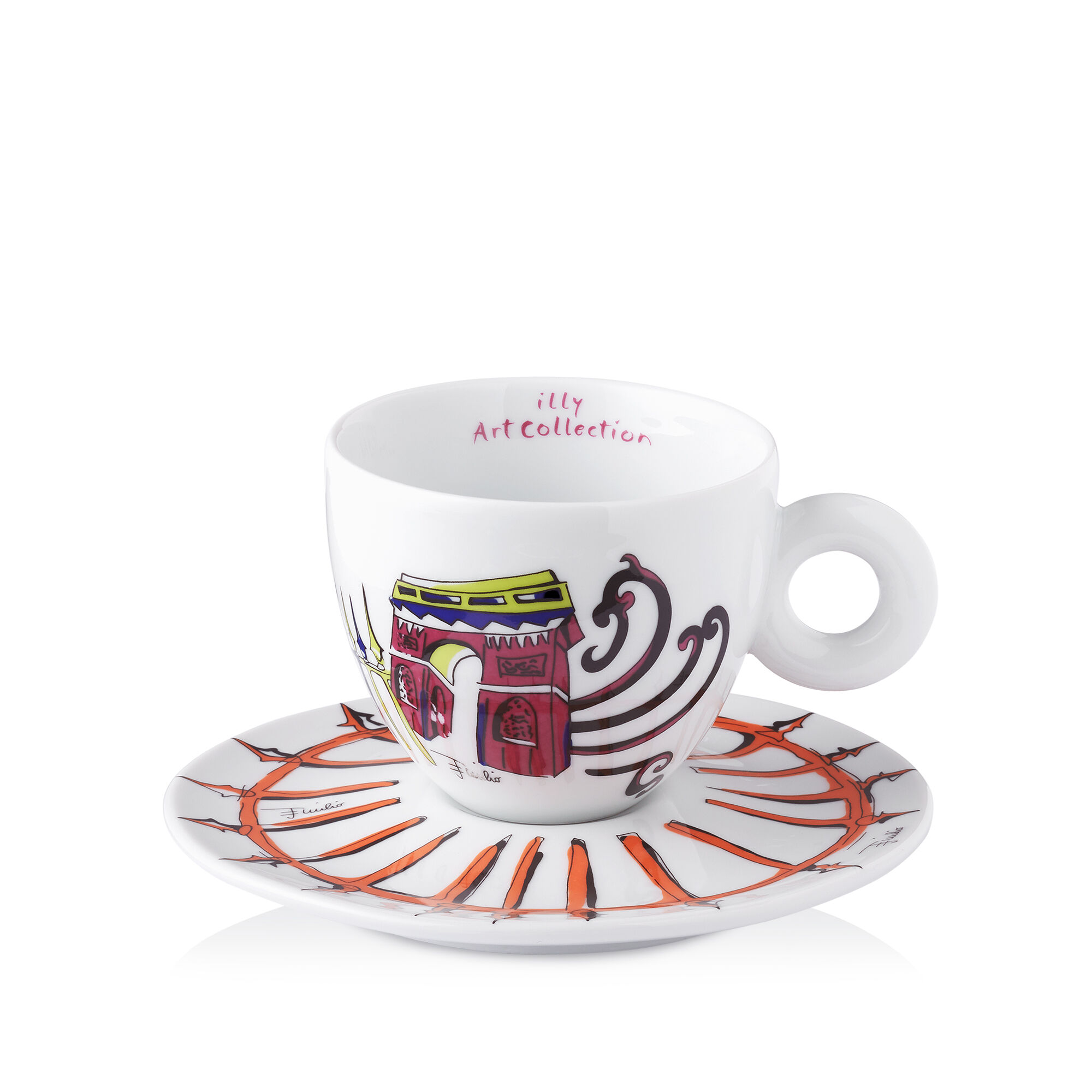 Cappuccino cups illy Art Collection Emilio Pucci illy Shop