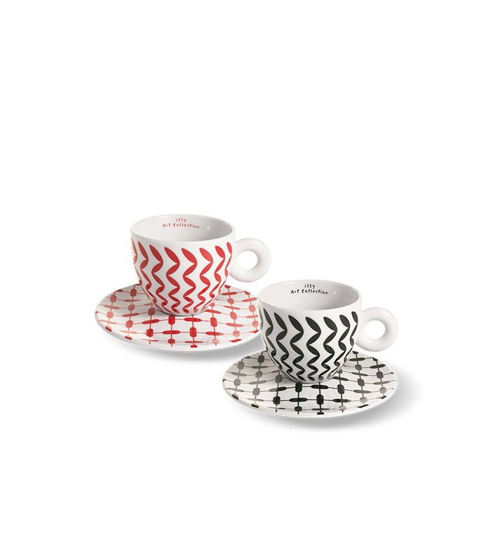 Set aus 2 Cappuccinotassen - illy Art Collection Mona Hatoum 2021 image number 2