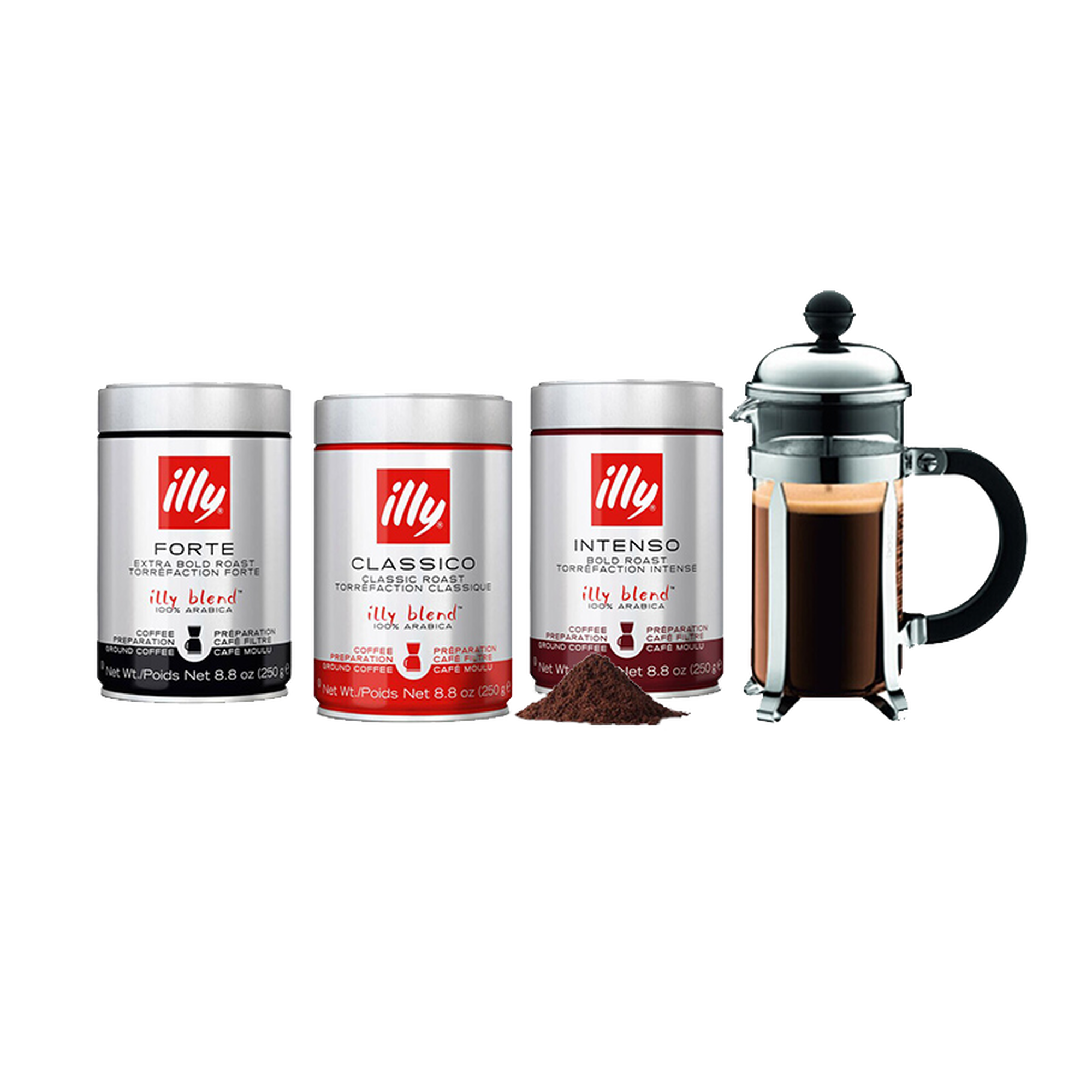 French Press Great Escape Bundle Illy Eshop