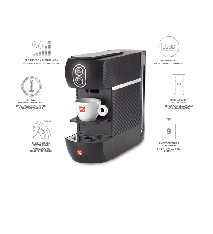 Machine &agrave; caf&eacute; illy easy avec 10&nbsp;paquets de capsules compatibles de votre choix image number 3