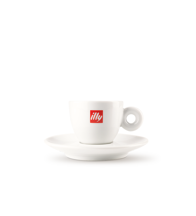 Illy Espresso Cup and Saucer