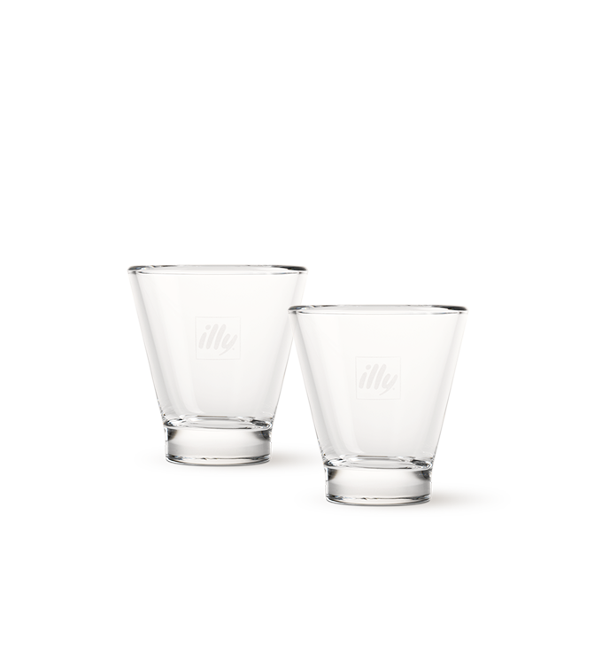 illy logo Marocchino Glass (Set of 2)