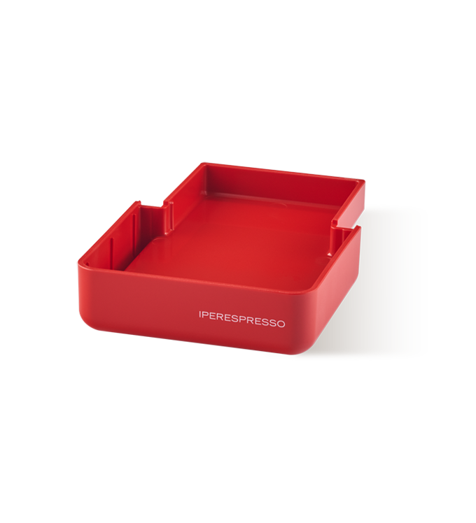 Red drip tray for the Iperespresso Y3 Espresso&Coffee machine mod. 640, 641, 642