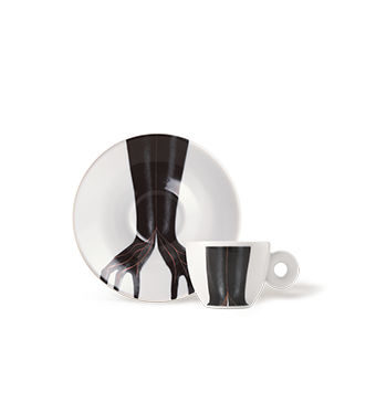 SET MET TWEE ESPRESSOKOPJES – GENESI ILLY ART COLLECTION 