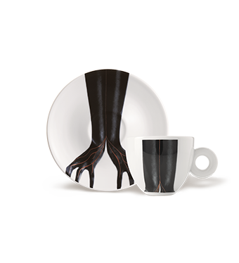 SET MIT ZWEI CAPPUCCINOTASSEN – GENESI ILLY ART COLLECTION 