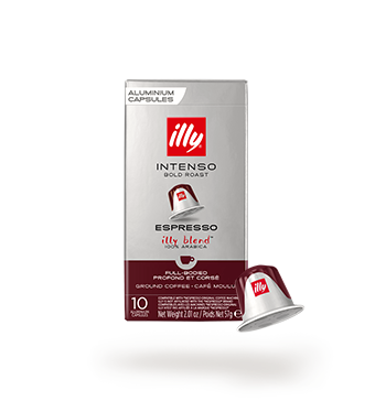 Café en capsules compatibles* - torréfaction INTENSO - 10 unités