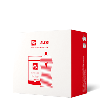 Paquet Deux icônes - Café illy et Cafetière espresso Pulcina Alessi