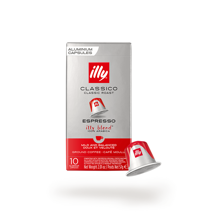 Café en capsules compatibles* - torréfaction CLASSICO - 10 unités