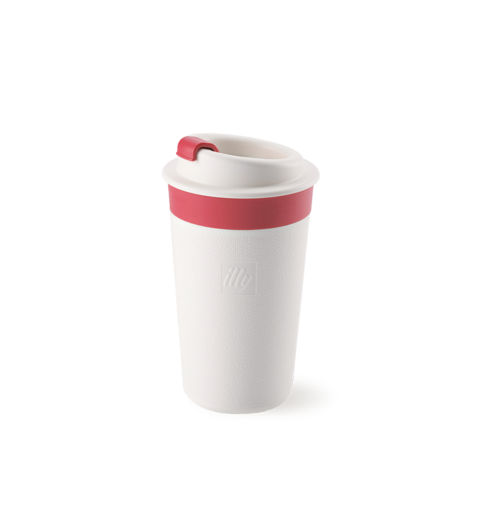 illy Travel Mug 350 ml weiß