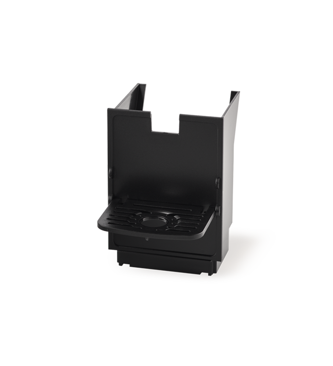 Black container for used coffee pods and capsules, for illy Easy coffee machines