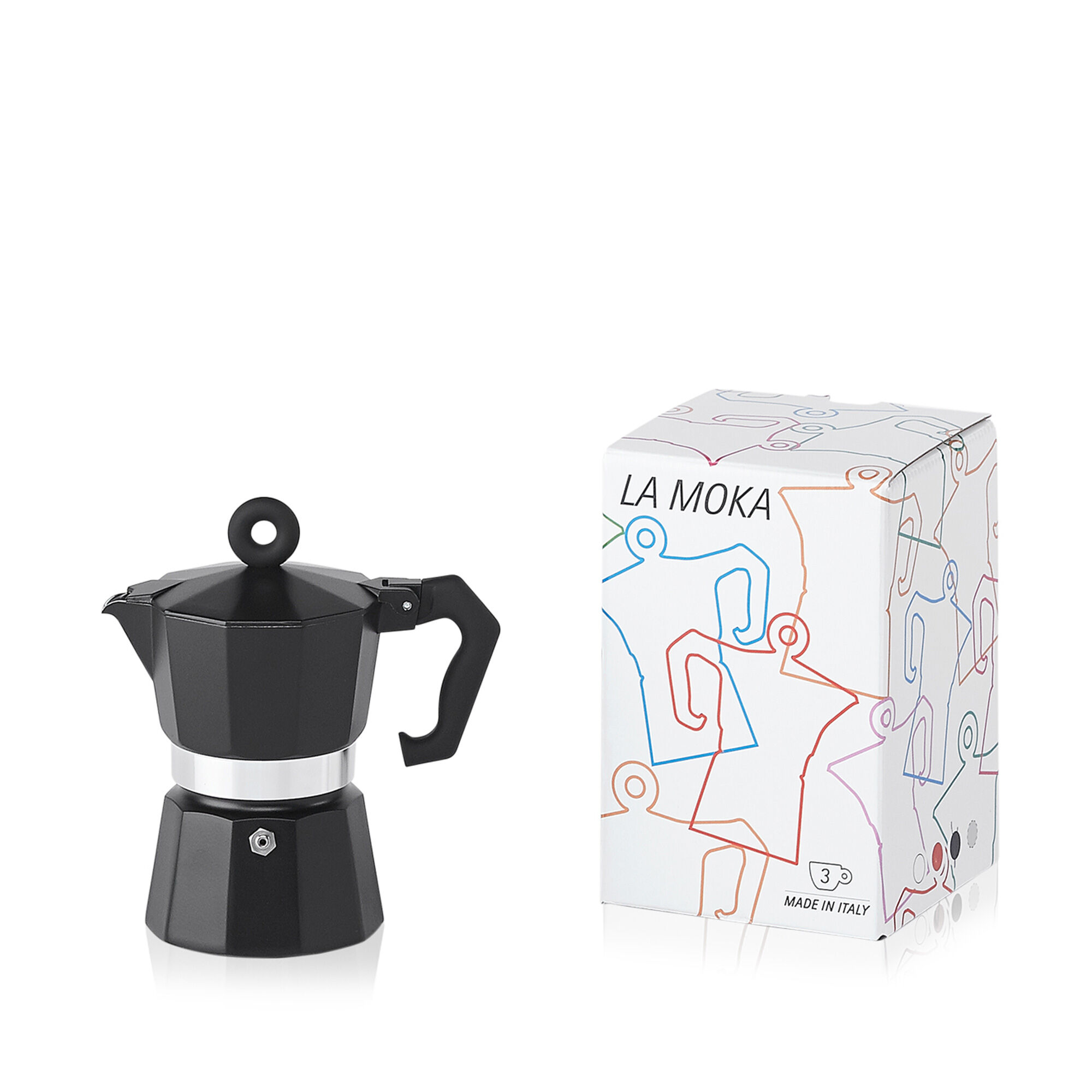 La Moka Black Pot Moka Pots illy