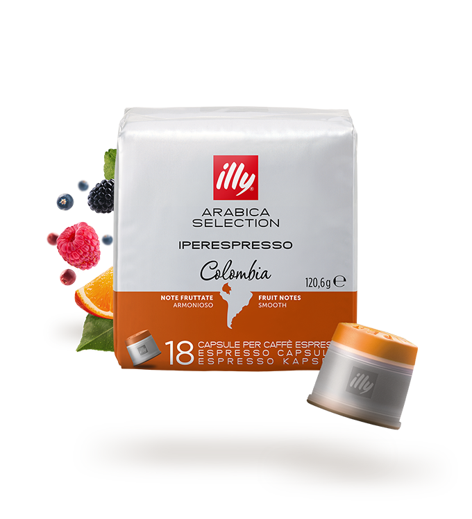 Café illy Cápsula Iperespresso Arabica Selection Colômbia - 18 un