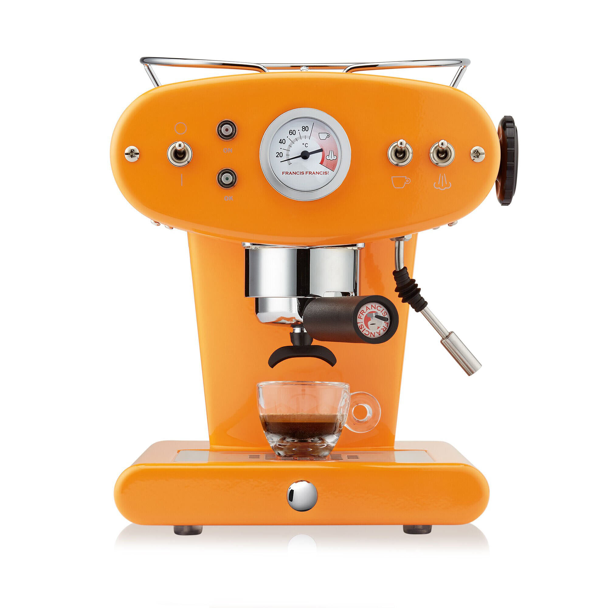 X1 oranje - Koffiemachine voor gemalen koffie