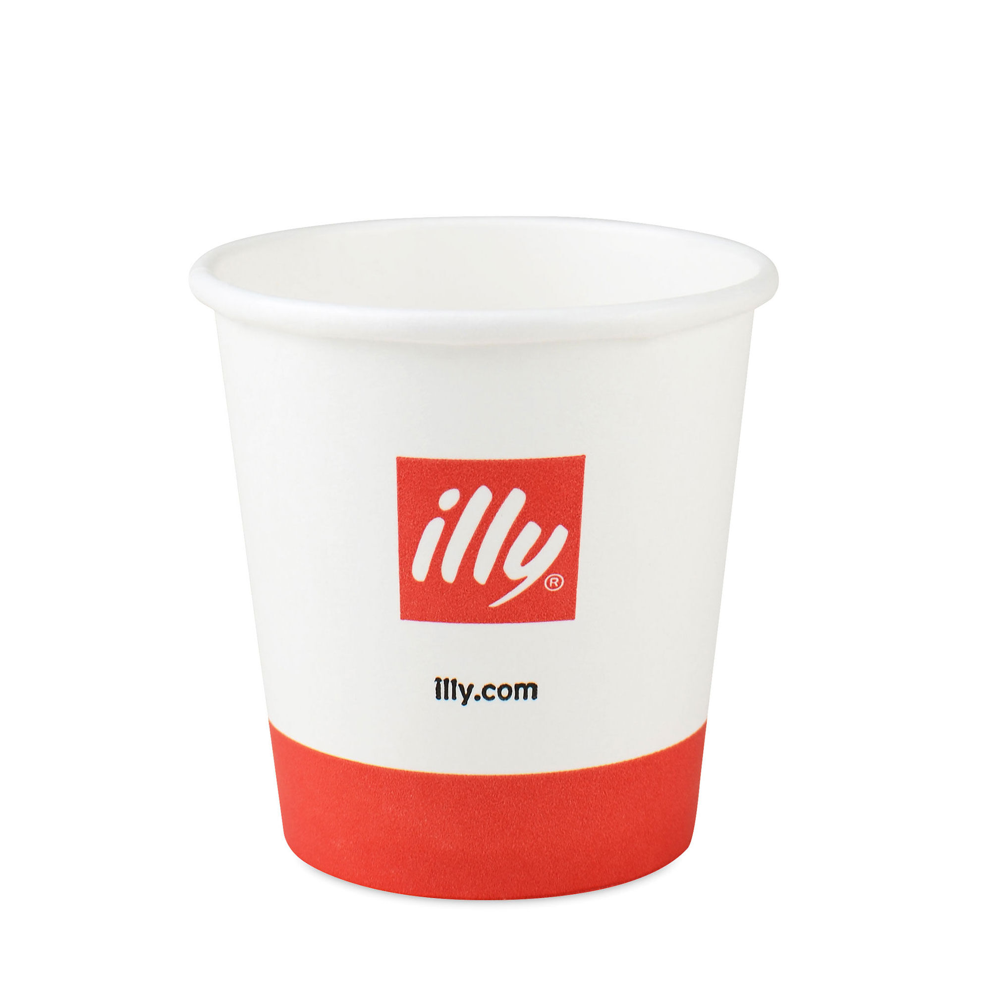 Illy Logo Paper Espresso Cups 4 Oz Illy Eshop