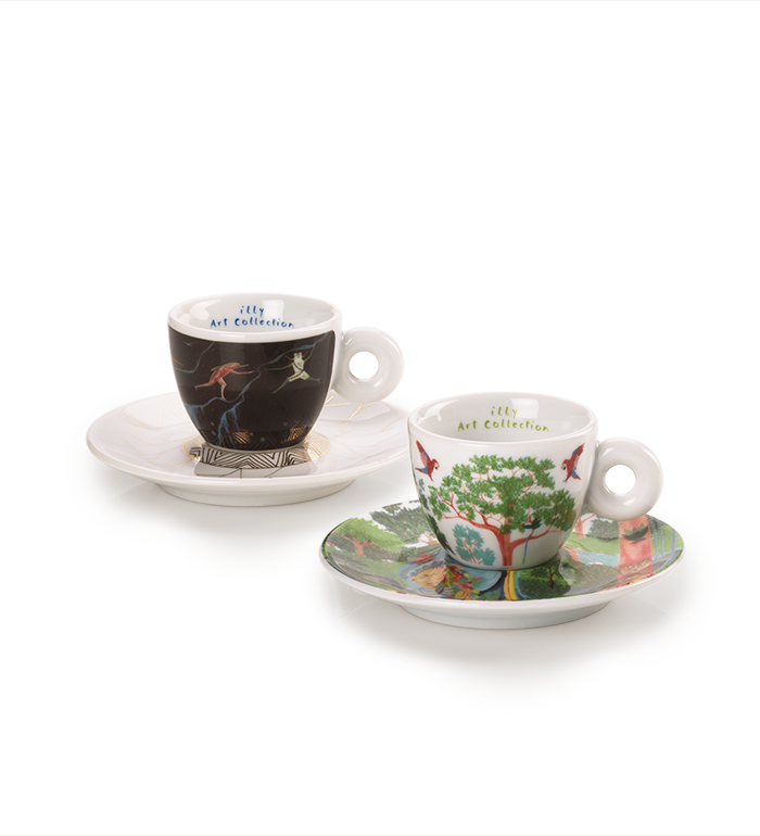 SET DE 2 TAZAS PARA CAFÉ ESPRESSO: LA ILLY ART COLLECTION PARA LA BIENNALE ARTE 2024 image number 2