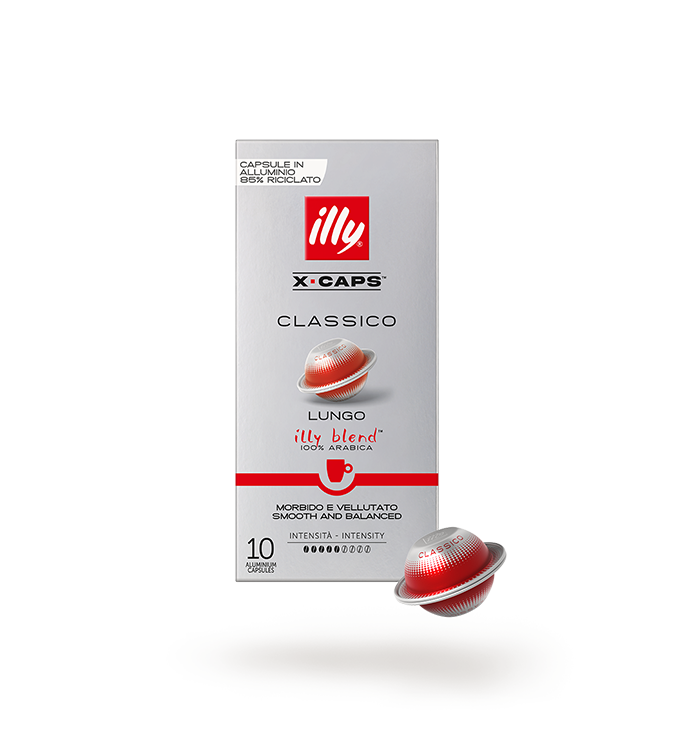 Café en capsules X▪CAPS - torréfaction CLASSICO LUNGO - 10 unités Café en capsules X▪CAPS - torréfaction CLASSICO LUNGO - 10 unités