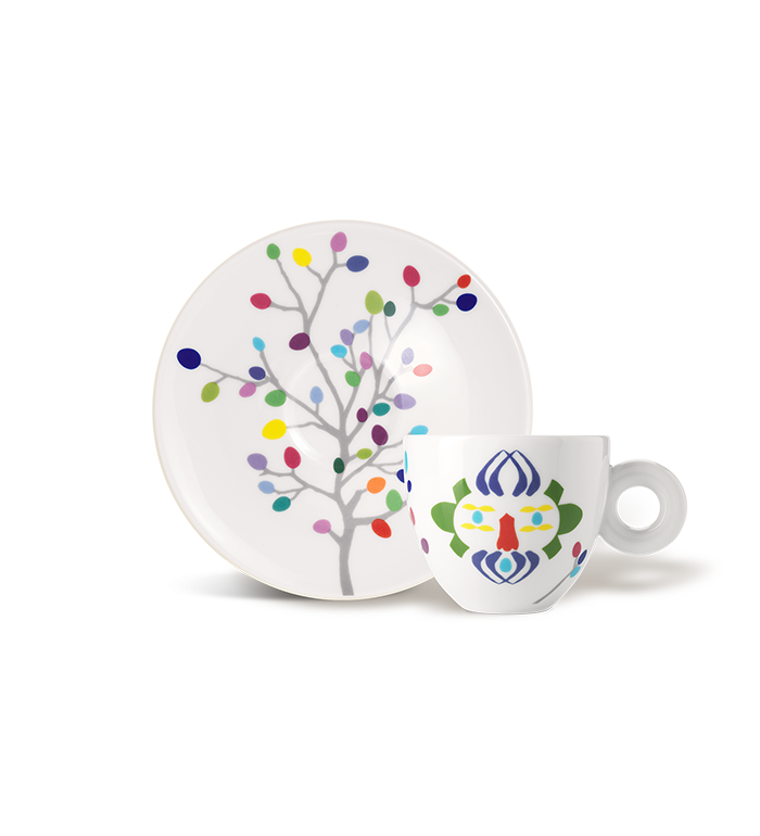 Set da 2 tazze da cappuccino - illy Art Collection Pascale Marthine Tayou image number 1