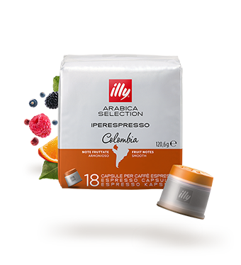 Café en capsules Iperespresso - Arabica Selection Colombie - 18 unités