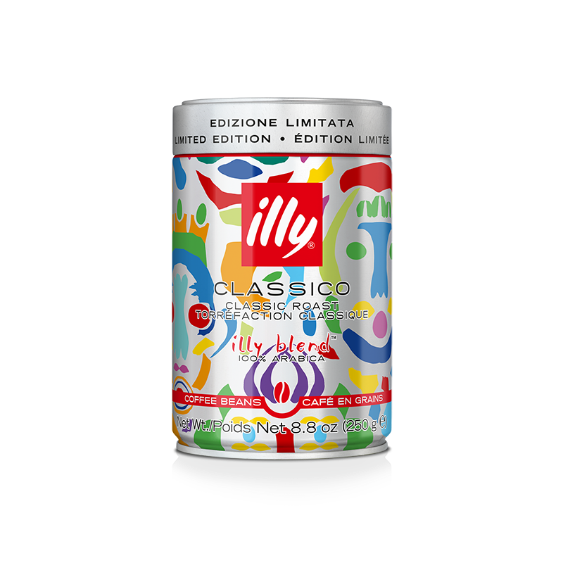 ILLY Café en Grains Classico - 100% Arabica - 6 boîtes de 250g